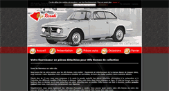Desktop Screenshot of alfaricambi.fr